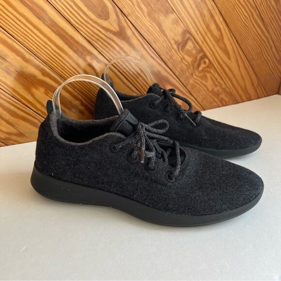 Allbirds Men's The Wool Runner Sneakers in Natural Black - Picture 7 of 8